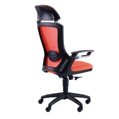 Кресло руководителя AMF Boomer Пластик черный/сетка оранжевая