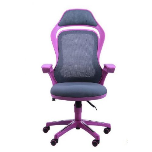 Кресло руководителя AMF Spider Пластик фиолетовый/сетка серая