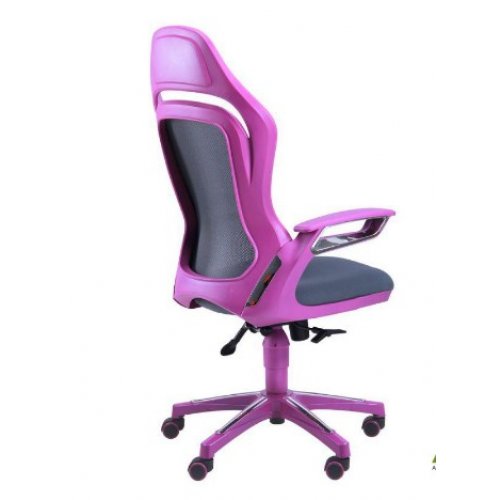 Кресло руководителя AMF Spider Пластик фиолетовый/сетка серая