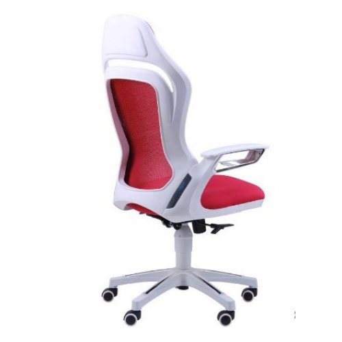 Кресло руководителя AMF Spider Пластик белый/сетка красная