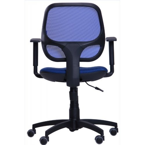 Кресло операторское AMF Квант Пластик ткань квадро/сетка синяя