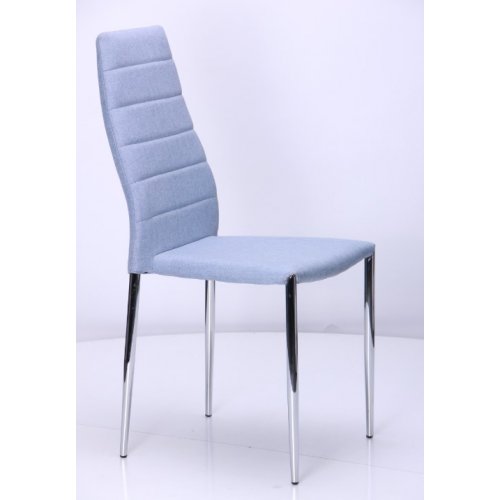 Кухонный стул AMF Астрид Хром ткань светло-голубая