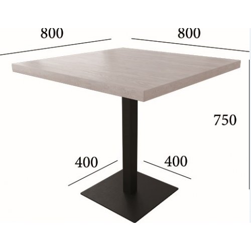 Металлический обеденный стол Тренд