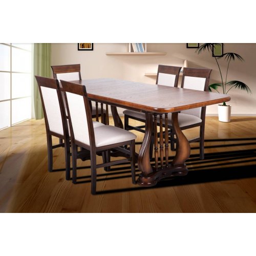 Обеденный стол Арфа Микс Мебель деревянный раскладной