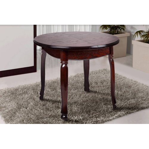 Обеденный стол Таити круглый Микс Мебель деревянный раскладной